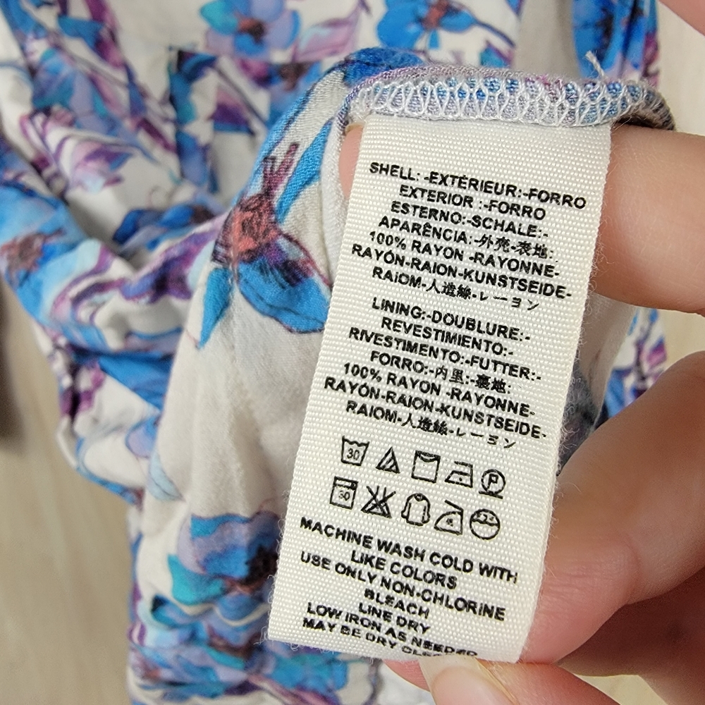 (SOLD) Free People Multicolored Floral Tegan Mini - Picture 7 of 11